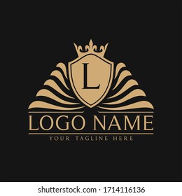 Luxury Logo template in vector for Real Estate,Restaurant, Boutique, Hotel, Jewelry, Fashion and other vector illustration