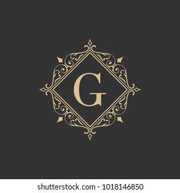 Luxury Logo template in vector for Restaurant, Royalty, Boutique, Cafe, Hotel, Heraldic, Jewelry, Fashion and other vector illustration