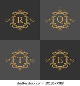 Luxury Logo template in vector for Restaurant, Royalty, Boutique, Cafe, Hotel, Heraldic, Jewelry, Fashion and other vector illustration