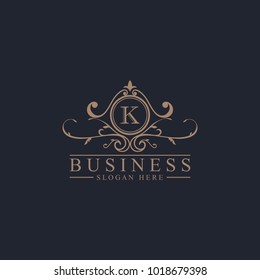 Luxury Logo template in vector for Restaurant, Royalty, Boutique, Cafe, Hotel, Heraldic, Jewelry, Fashion and other vector illustration