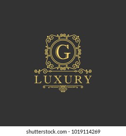 Luxury Logo template in vector for Restaurant, Royalty, Boutique, Cafe, Hotel, Heraldic, Jewelry, Fashion and other vector illustration