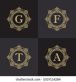 Luxury Logo template in vector for Restaurant, Royalty, Boutique, Cafe, Hotel, Heraldic, Jewelry, Fashion and other vector illustration