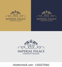 Luxury Logo template in vector for Restaurant, Royalty, Boutique, Cafe, Hotel, Heraldic, Jewelry, Fashion and other vector illustration