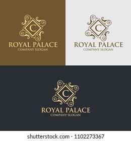 Luxury Logo template in vector for Restaurant, Royalty, Boutique, Cafe, Hotel, Heraldic, Jewelry, Fashion and other vector illustration