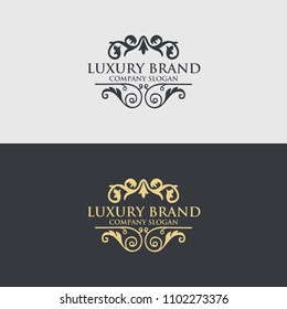 Luxury Logo template in vector for Restaurant, Royalty, Boutique, Cafe, Hotel, Heraldic, Jewelry, Fashion and other vector illustration