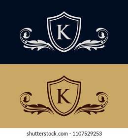 Luxury Logo template in vector for Restaurant, Royalty, Boutique, Cafe, Hotel, Heraldic, Jewelry, Fashion and other vector illustration