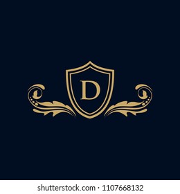 Luxury Logo template in vector for Restaurant, Royalty, Boutique, Cafe, Hotel, Heraldic, Jewelry, Fashion and other vector illustration