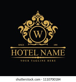 Luxury Logo template in vector for Restaurant, Royalty, Boutique, Cafe, Hotel, Heraldic, Jewelry, Fashion and other vector illustration
