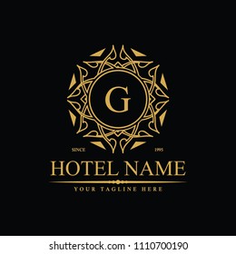 Luxury Logo template in vector for Restaurant, Royalty, Boutique, Cafe, Hotel, Heraldic, Jewelry, Fashion and other vector illustration