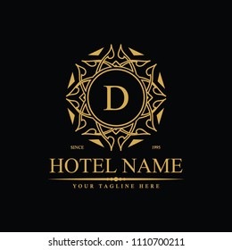 Luxury Logo template in vector for Restaurant, Royalty, Boutique, Cafe, Hotel, Heraldic, Jewelry, Fashion and other vector illustration