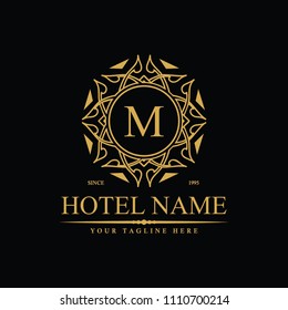 Luxury Logo template in vector for Restaurant, Royalty, Boutique, Cafe, Hotel, Heraldic, Jewelry, Fashion and other vector illustration