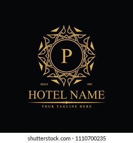 Luxury Logo template in vector for Restaurant, Royalty, Boutique, Cafe, Hotel, Heraldic, Jewelry, Fashion and other vector illustration