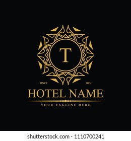 Luxury Logo template in vector for Restaurant, Royalty, Boutique, Cafe, Hotel, Heraldic, Jewelry, Fashion and other vector illustration
