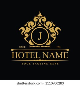 Luxury Logo template in vector for Restaurant, Royalty, Boutique, Cafe, Hotel, Heraldic, Jewelry, Fashion and other vector illustration