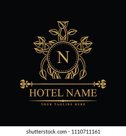 Luxury Logo template in vector for Restaurant, Royalty, Boutique, Cafe, Hotel, Heraldic, Jewelry, Fashion and other vector illustration
