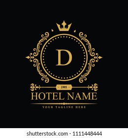 Luxury Logo template in vector for Restaurant, Royalty, Boutique, Cafe, Hotel, Heraldic, Jewelry, Fashion and other vector illustration
