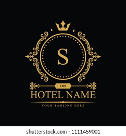 Luxury Logo template in vector for Restaurant, Royalty, Boutique, Cafe, Hotel, Heraldic, Jewelry, Fashion and other vector illustration

