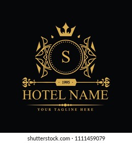 Luxury Logo template in vector for Restaurant, Royalty, Boutique, Cafe, Hotel, Heraldic, Jewelry, Fashion and other vector illustration
