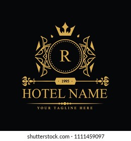 Luxury Logo template in vector for Restaurant, Royalty, Boutique, Cafe, Hotel, Heraldic, Jewelry, Fashion and other vector illustration
