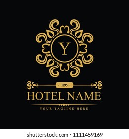 Luxury Logo template in vector for Restaurant, Royalty, Boutique, Cafe, Hotel, Heraldic, Jewelry, Fashion and other vector illustration
