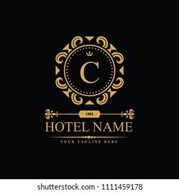 Luxury Logo template in vector for Restaurant, Royalty, Boutique, Cafe, Hotel, Heraldic, Jewelry, Fashion and other vector illustration
