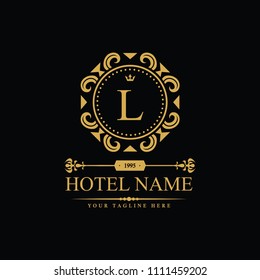 Luxury Logo template in vector for Restaurant, Royalty, Boutique, Cafe, Hotel, Heraldic, Jewelry, Fashion and other vector illustration
