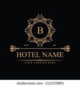 Luxury Logo template in vector for Restaurant, Royalty, Boutique, Cafe, Hotel, Heraldic, Jewelry, Fashion and other vector illustration