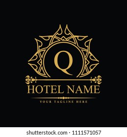 Luxury Logo template in vector for Restaurant, Royalty, Boutique, Cafe, Hotel, Heraldic, Jewelry, Fashion and other vector illustration