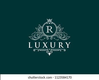 Luxury Logo template in vector for Restaurant, Royalty, Boutique, Cafe, Hotel, Heraldic, Jewelry, Fashion and other vector illustration