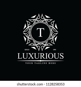 Luxury Logo template in vector for Restaurant, Royalty, Boutique, Cafe, Hotel, Heraldic, Jewelry, Fashion and other vector illustration