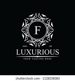 Luxury Logo template in vector for Restaurant, Royalty, Boutique, Cafe, Hotel, Heraldic, Jewelry, Fashion and other vector illustration