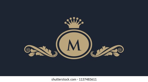 
Luxury Logo template in vector for Restaurant, Royalty, Boutique, Cafe, Hotel, Heraldic, Jewelry, Fashion and other vector illustration eps 8 eps 10