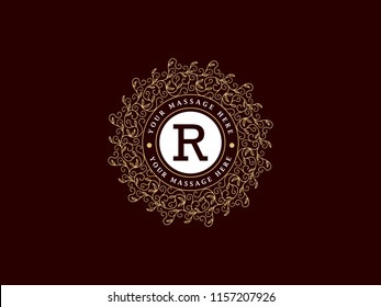 Luxury Logo template in vector for Restaurant, Royalty, Boutique, Cafe, Hotel, Heraldic, Jewelry, Fashion and other vector illustration