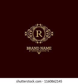 Luxury Logo template in vector for Restaurant, Royalty, Boutique, Cafe, Hotel, Heraldic, Jewelry, Fashion and other vector illustration