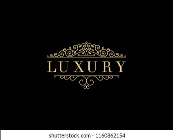 Luxury Logo template in vector for Restaurant, Royalty, Boutique, Cafe, Hotel, Heraldic, Jewelry, Fashion and other vector illustration