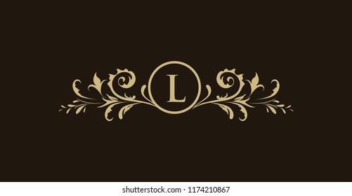 Luxury Logo template in vector for Restaurant, Royalty, Boutique, Cafe, Hotel, Jewelry, Fashion and other vector illustration