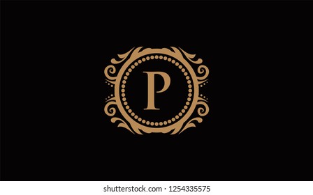 Luxury Logo template in vector for Restaurant, Royalty, Boutique, Cafe, Hotel, Heraldic, Jewelry, Fashion and other vector illustration ,vintage