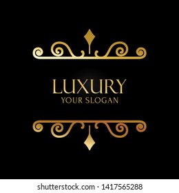 Luxury Logo template in vector for Restaurant, Royalty, Boutique, Cafe, Heraldic, Jewelry, Fashion and other vector illustration