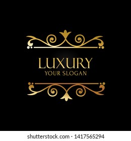 Luxury Logo template in vector for Restaurant, Royalty, Boutique, Cafe, Heraldic, Jewelry, Fashion and other vector illustration