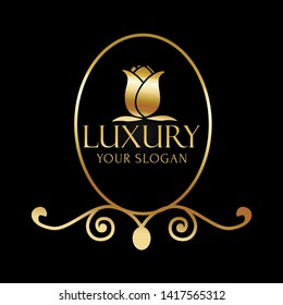 Luxury Logo template in vector for Restaurant, Royalty, Boutique, Cafe, Heraldic, Jewelry, Fashion and other vector illustration