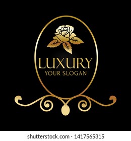 Luxury Logo template in vector for Restaurant, Royalty, Boutique, Cafe, Heraldic, Jewelry, Fashion and other vector illustration
