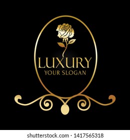 Luxury Logo template in vector for Restaurant, Royalty, Boutique, Cafe, Heraldic, Jewelry, Fashion and other vector illustration