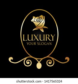Luxury Logo template in vector for Restaurant, Royalty, Boutique, Cafe, Heraldic, Jewelry, Fashion and other vector illustration