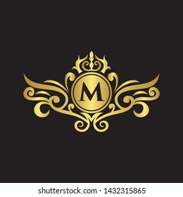 Luxury Logo template in vector for Restaurant, Royalty, Boutique, Cafe, Hotel, Heraldic, Jewelry, Fashion and other vector illustration