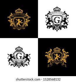 Luxury Logo template in vector for Restaurant, Royalty, Boutique, Cafe, Hotel, Heraldic, Jewelry, Fashion and other vector illustration