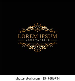 Luxury Logo template in vector for Restaurant, Royalty, Boutique, Cafe, Hotel, Heraldic, Jewelry, Fashion and other vector illustration