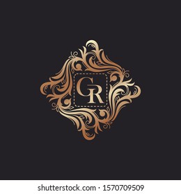 Luxury Logo template in vector for Restaurant, Royalty, Boutique, Cafe, Hotel, Heraldic, Jewelry, Fashion and other vector illustration