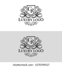 Luxury Logo template in vector for Restaurant, Royalty, Boutique, Cafe, Hotel, Heraldic, Jewelry, Fashion and other vector illustration