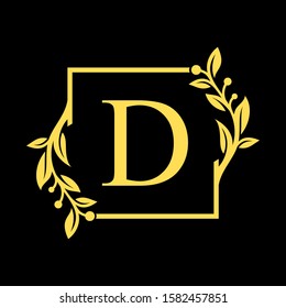 Luxury Logo template in vector for Restaurant, Royalty, Boutique, Cafe, Hotel, wedding, Heraldic, Jewelry, boutique, Fashion and other botanical vector illustration