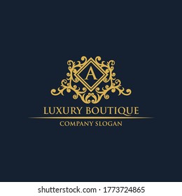 Luxury Logo template in vector for Restaurant, Royalty, Boutique, Cafe, Hotel, Heraldic, Jewelry, Fashion and other vector illustration
